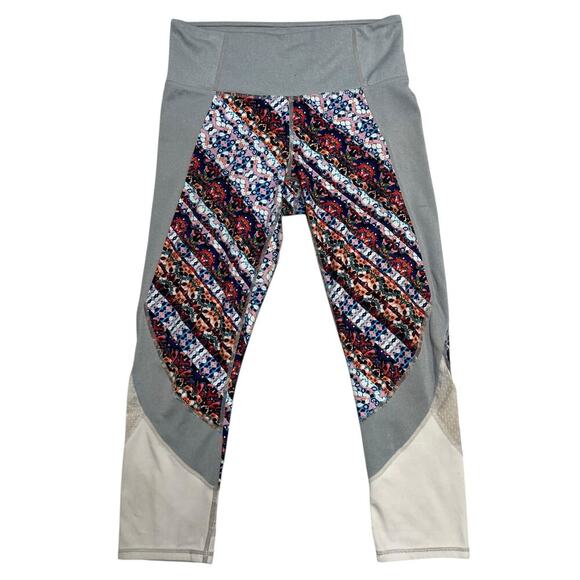 Athleta Nomad Salutation Capri‎ Activewear Leggings - Multi Colored - size S - Picture 2 of 9